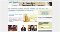 Desktop Screenshot of addictioninfo.org